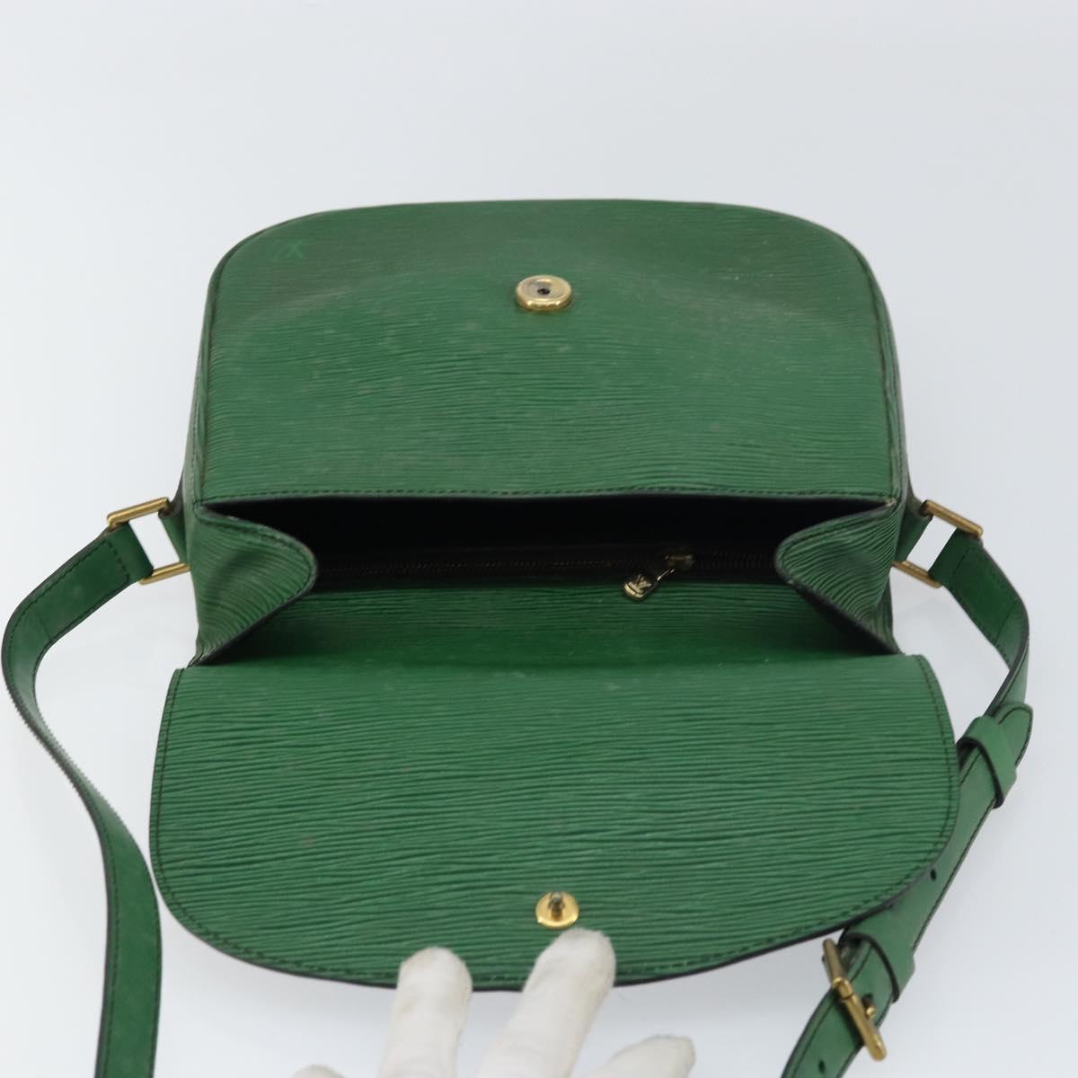 LOUIS VUITTON Epi Saint Cloud GM Shoulder Bag Green M52194 LV Auth 157851