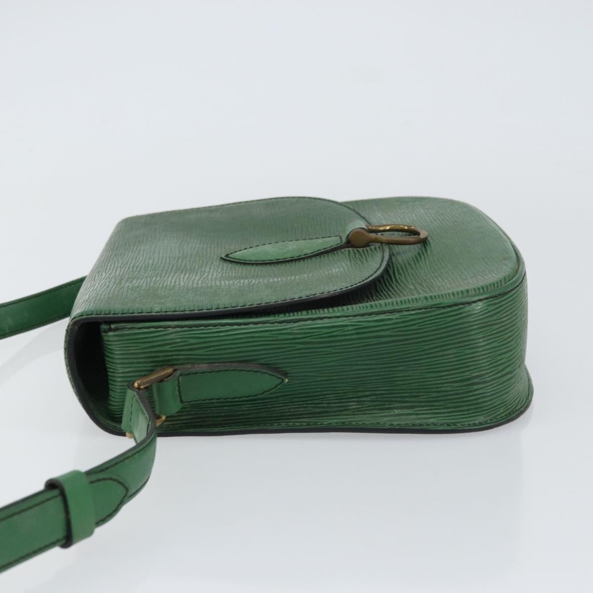 LOUIS VUITTON Epi Saint Cloud GM Shoulder Bag Green M52194 LV Auth 157851