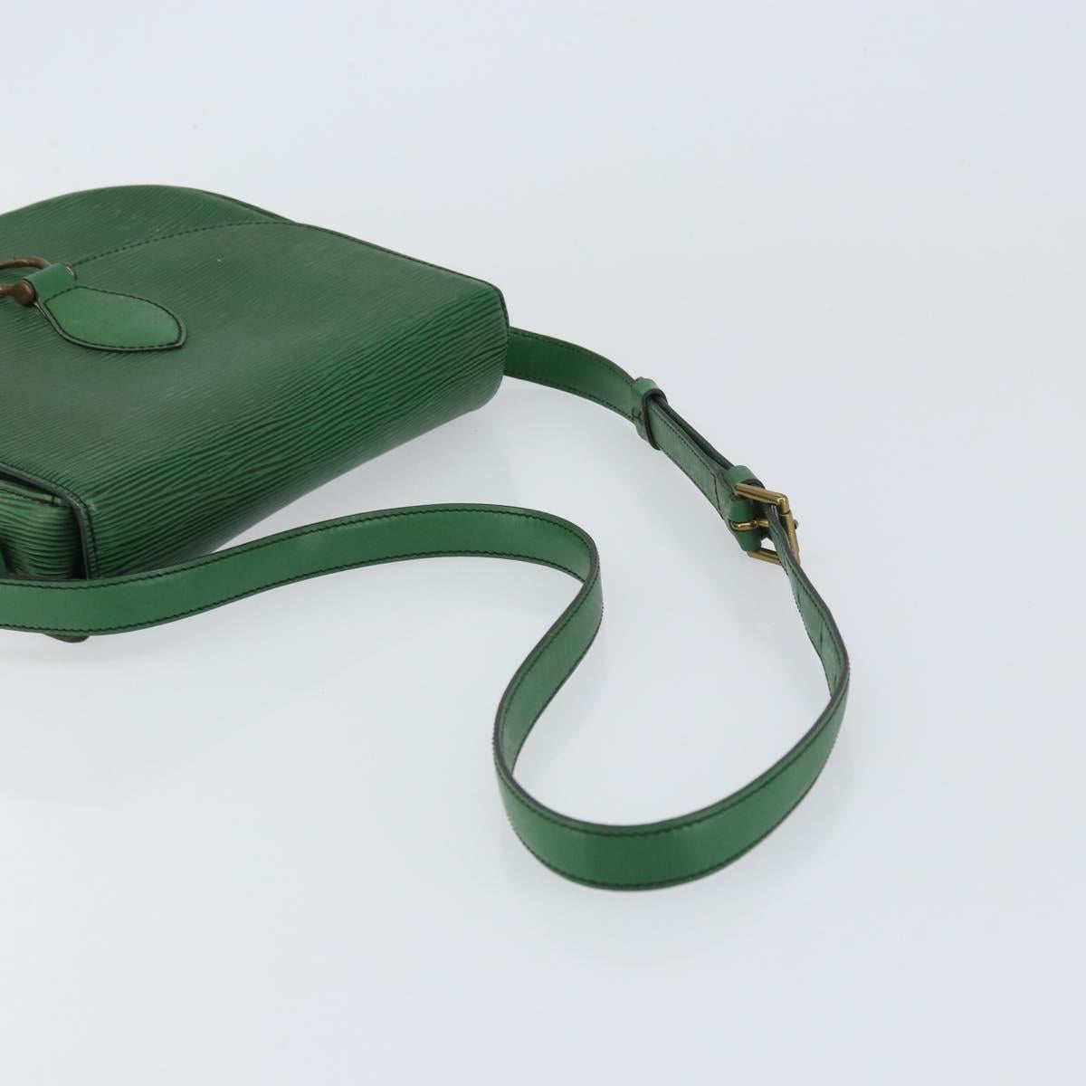 LOUIS VUITTON Epi Saint Cloud GM Shoulder Bag Green M52194 LV Auth 157851