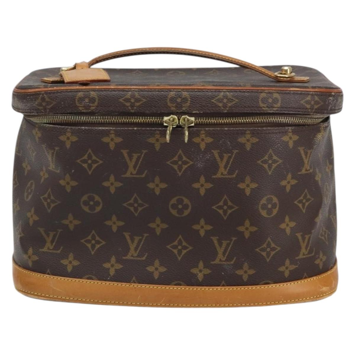 LOUIS VUITTON Monogram Nice Hand Bag M47280 LV Auth 157865