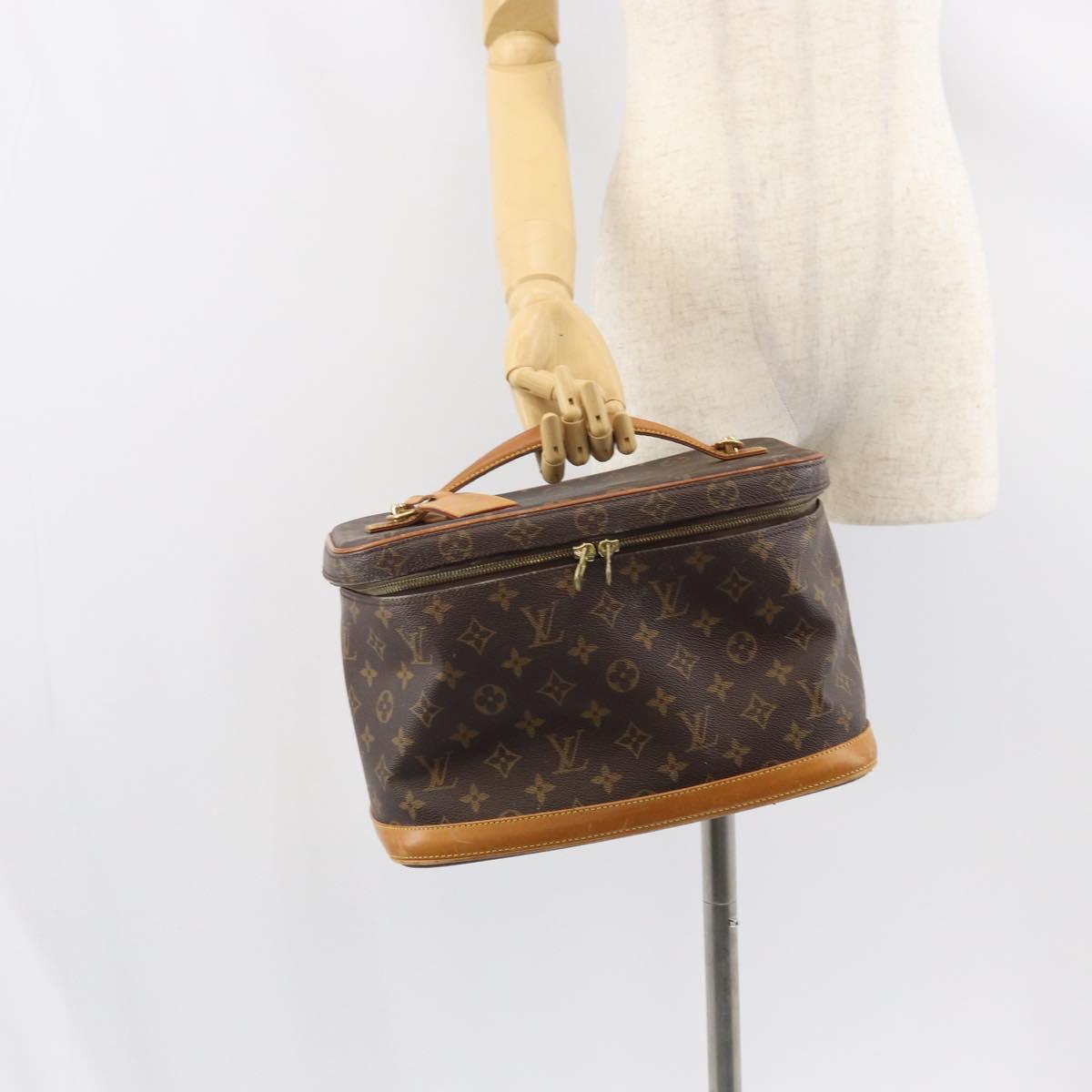 LOUIS VUITTON Monogram Nice Hand Bag M47280 LV Auth 157865
