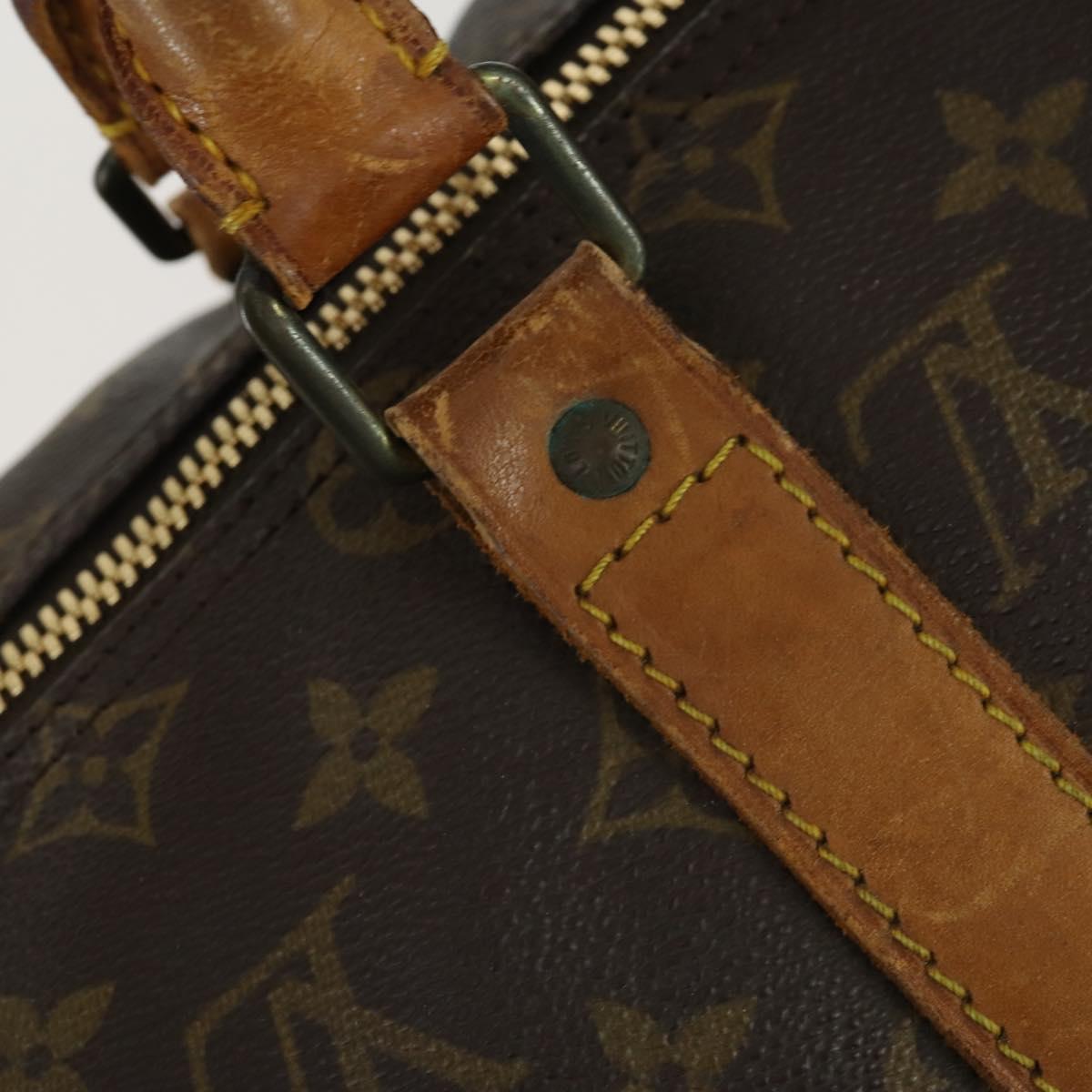 LOUIS VUITTON Monogram Keepall Bandouliere 50 Boston Bag M41416 LV Auth 157866