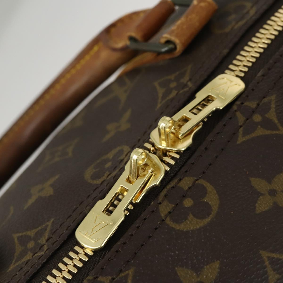 LOUIS VUITTON Monogram Keepall Bandouliere 50 Boston Bag M41416 LV Auth 157866