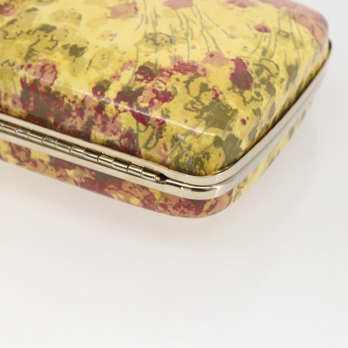 BALLY Chain Shoulder Bag Leather Multicolor Gold Auth 157876