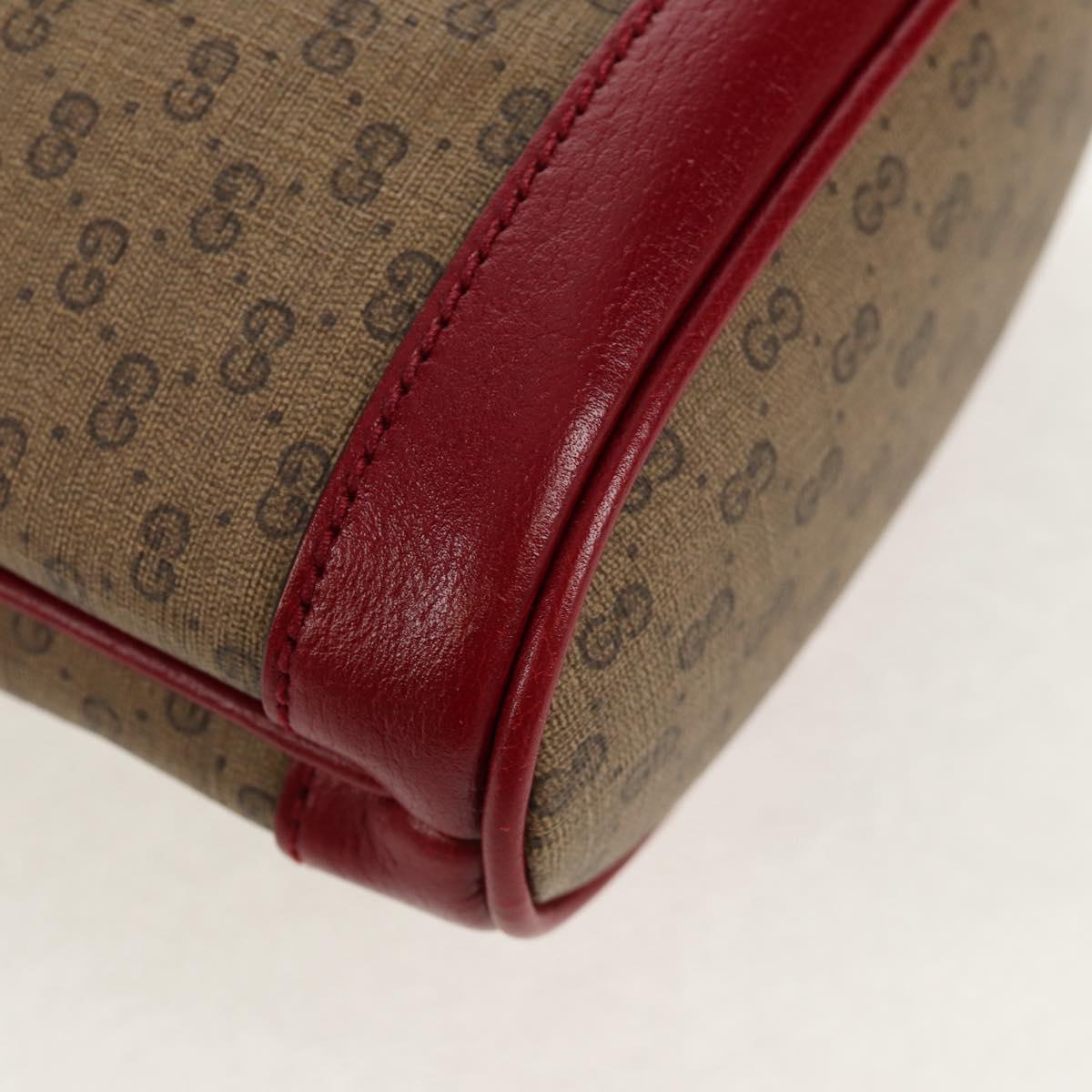 GUCCI Micro GG Supreme Doraemon Mini Bucket Bag PVC Beige 647801 Auth 157883SM