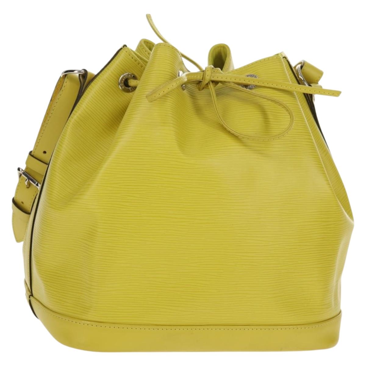 LOUIS VUITTON Epi Petit Noe Shoulder Bag Pistachian LV Auth 157915V
