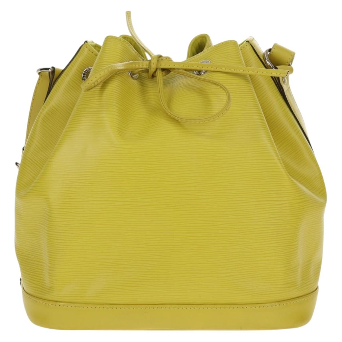 LOUIS VUITTON Epi Petit Noe Shoulder Bag Pistachian LV Auth 157915V