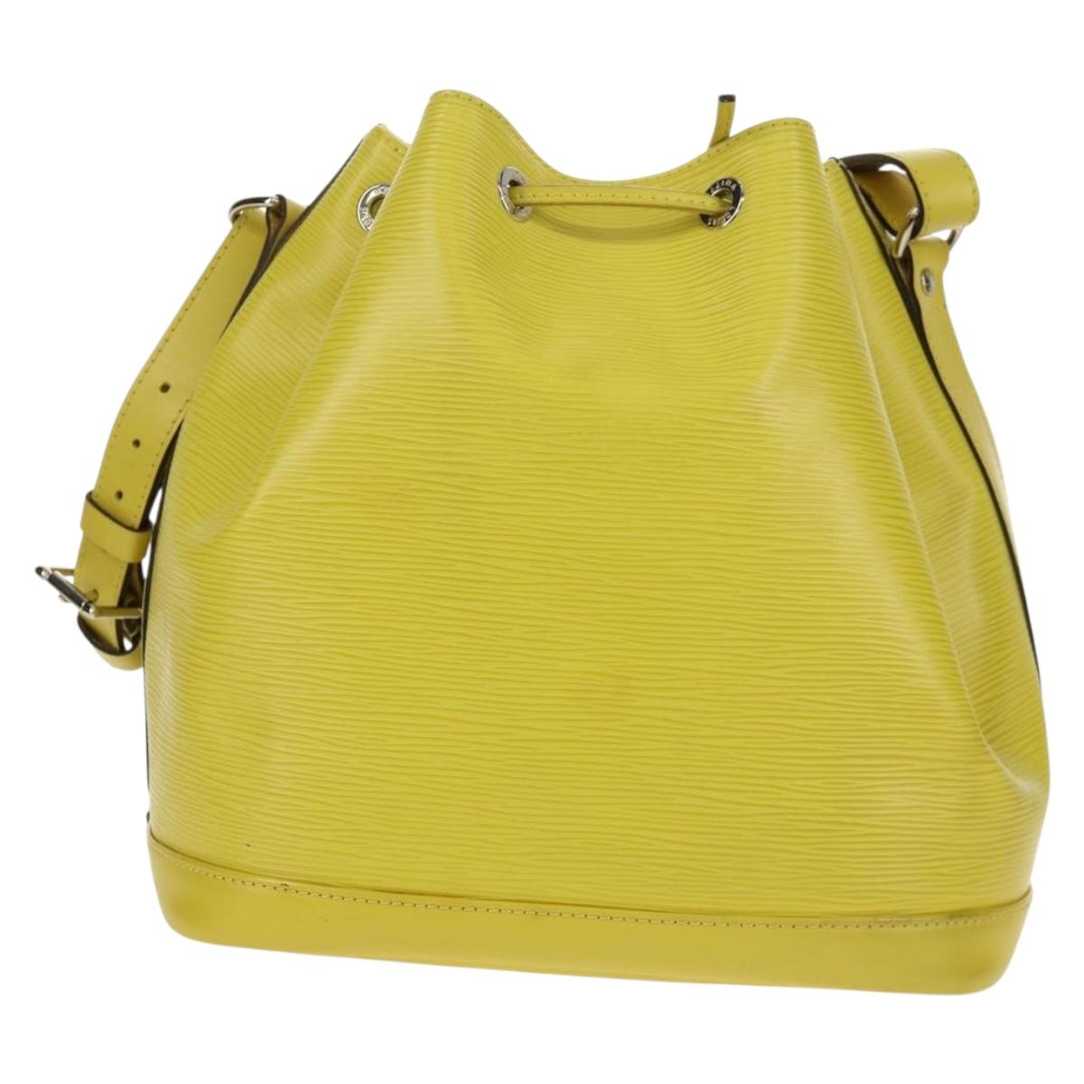 LOUIS VUITTON Epi Petit Noe Shoulder Bag Pistachian LV Auth 157915V