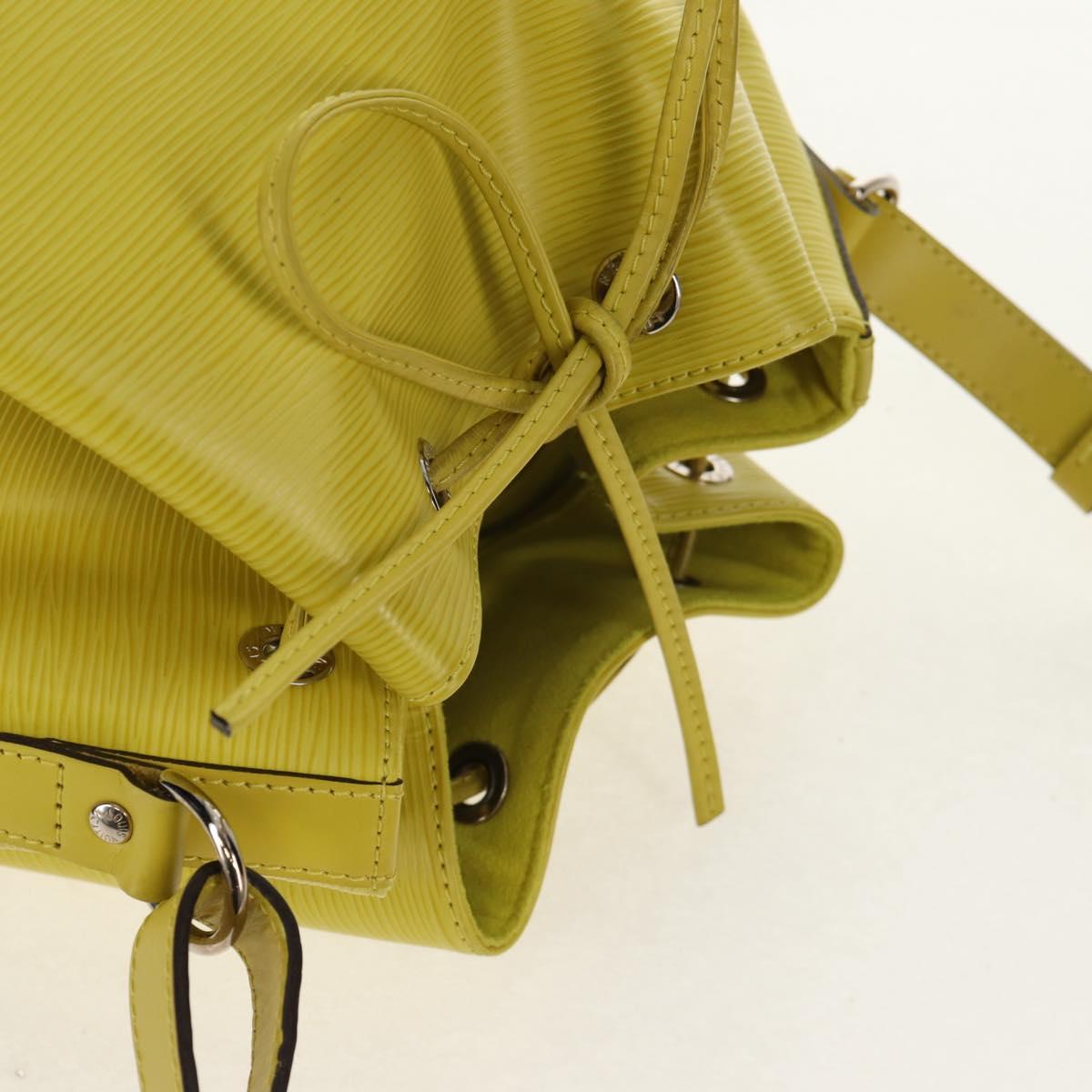 LOUIS VUITTON Epi Petit Noe Shoulder Bag Pistachian LV Auth 157915V