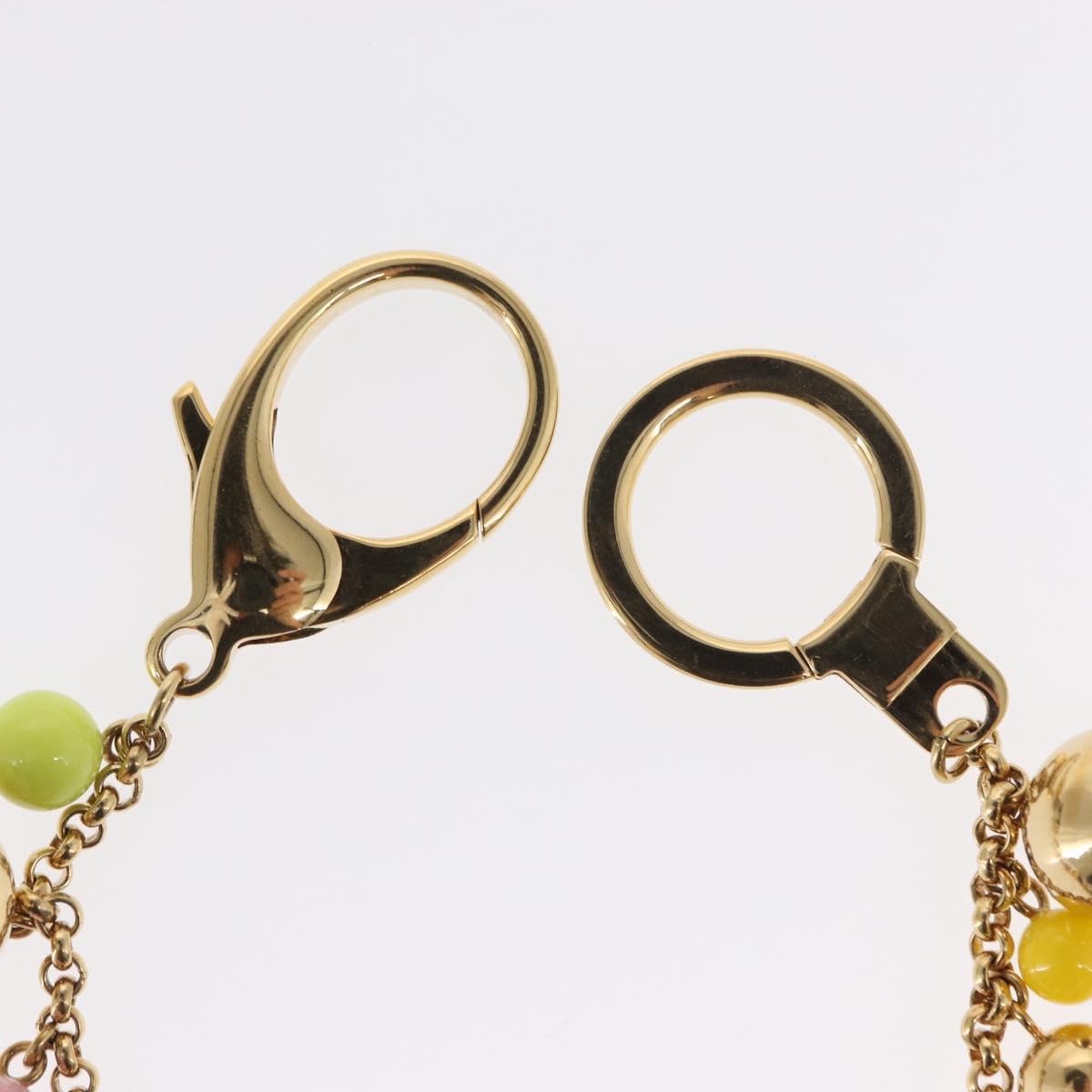 LOUIS VUITTON Porte Chainne Grullo metal Multicolor Gold Tone M62226 Auth 157926