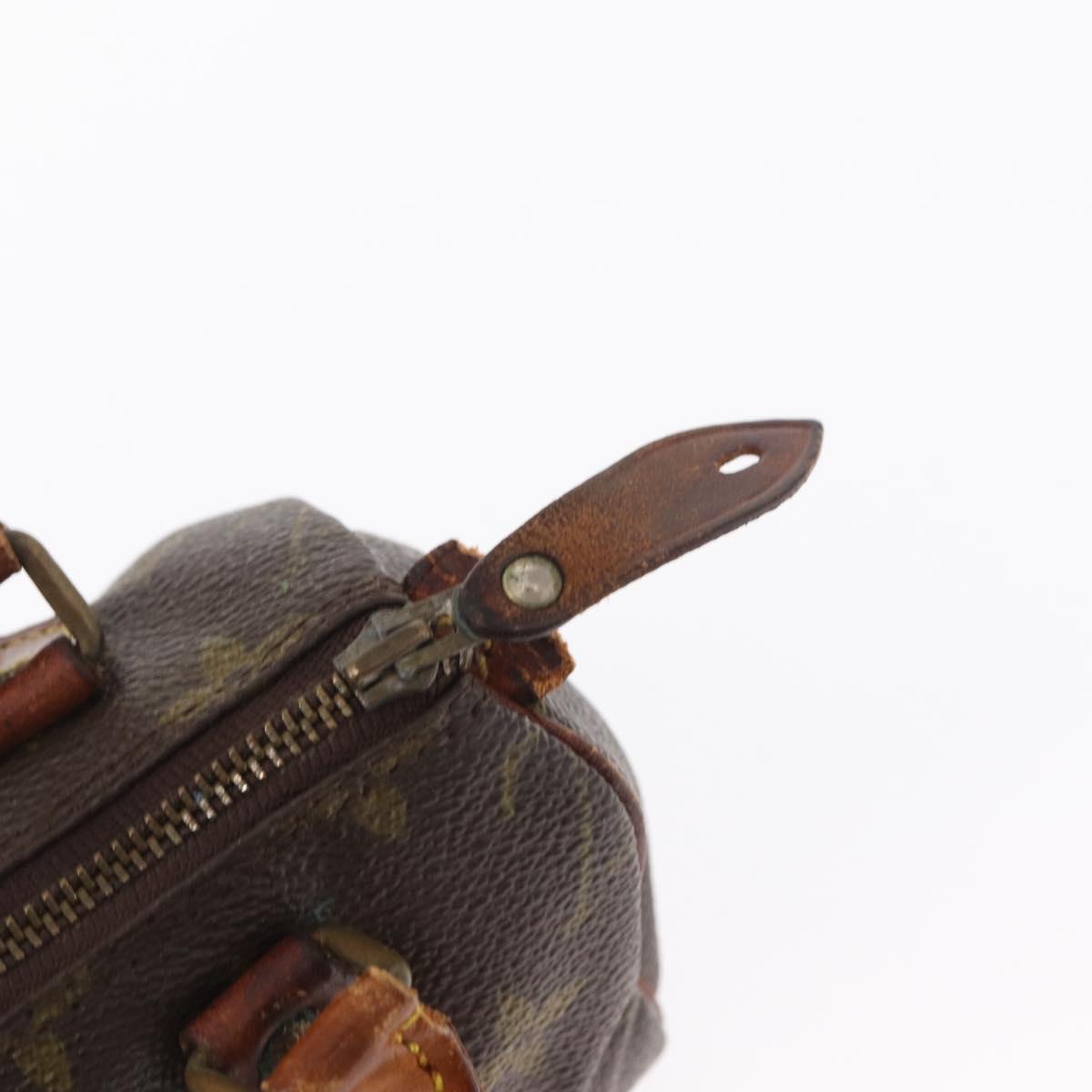 LOUIS VUITTON Monogram Mini Speedy Hand Bag M41534 LV Auth 157931