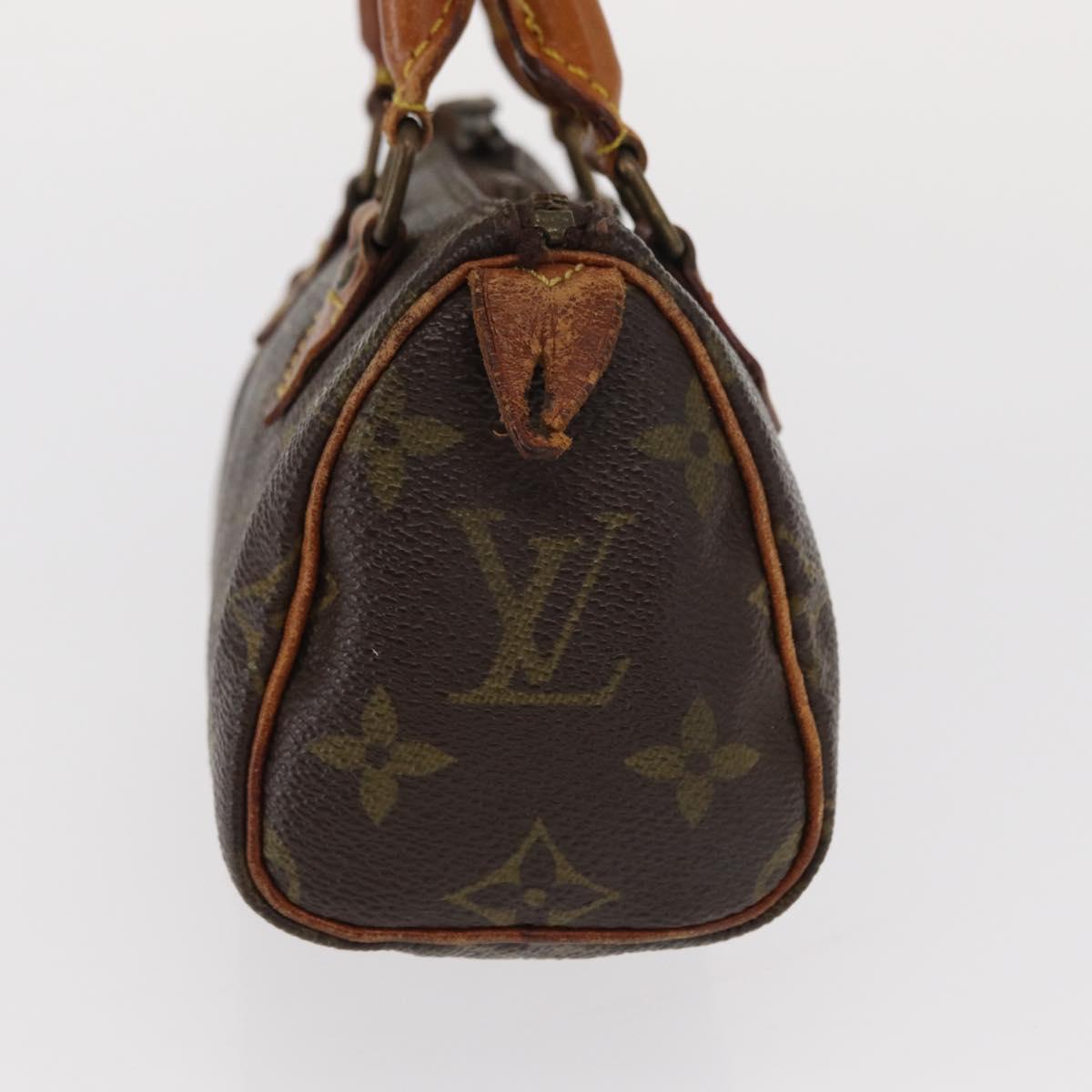 LOUIS VUITTON Monogram Mini Speedy Hand Bag M41534 LV Auth 157931