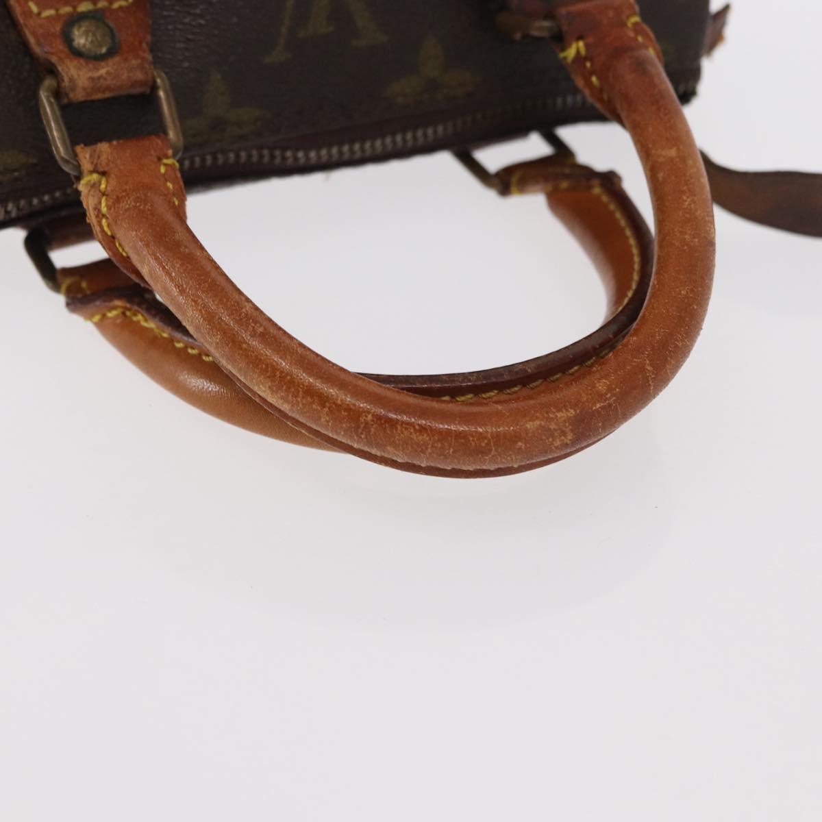 LOUIS VUITTON Monogram Mini Speedy Hand Bag M41534 LV Auth 157931