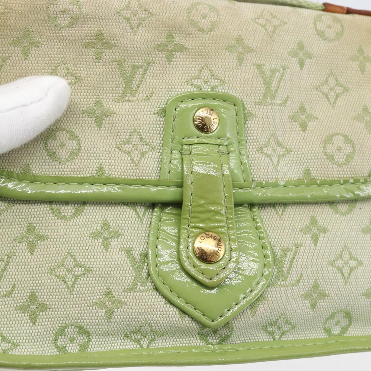 LOUIS VUITTON Monogram Mini Mini Trousse Marie Kate Green M92935 LV Auth 157946