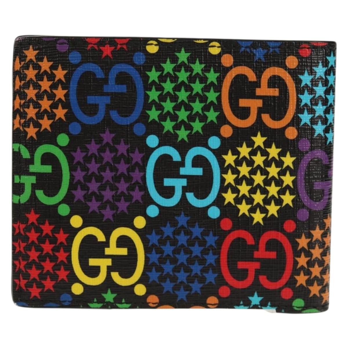 GUCCI GG Psychedelic Wallet Multicolor 601089 Auth 157947V