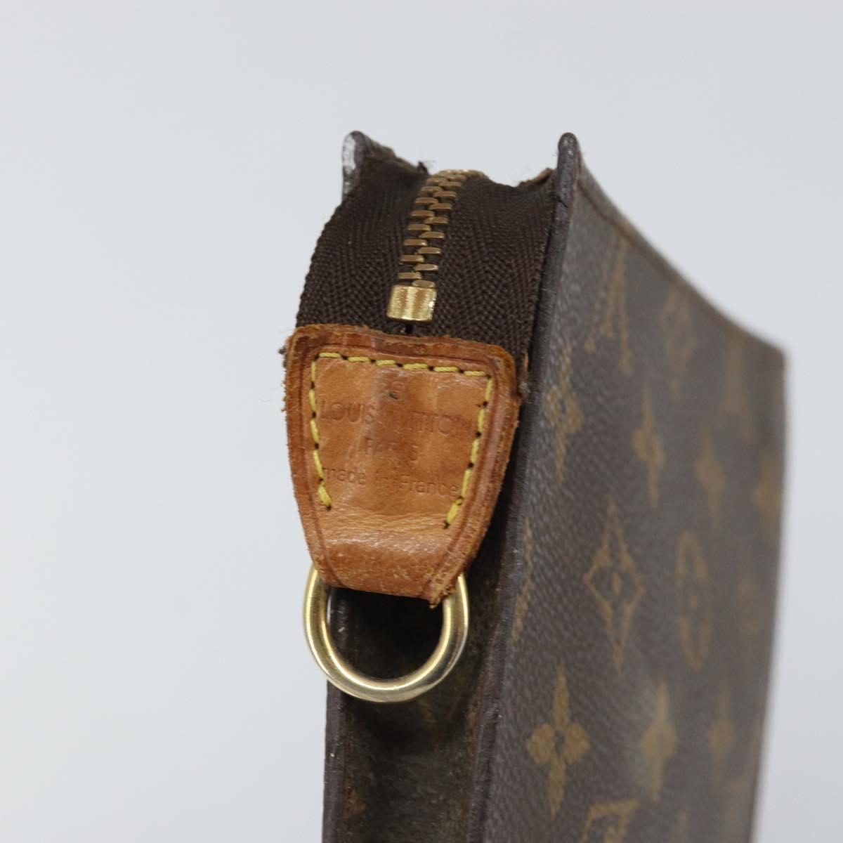 LOUIS VUITTON Monogram Bucket PM Accessory Pouch LV Auth 157948