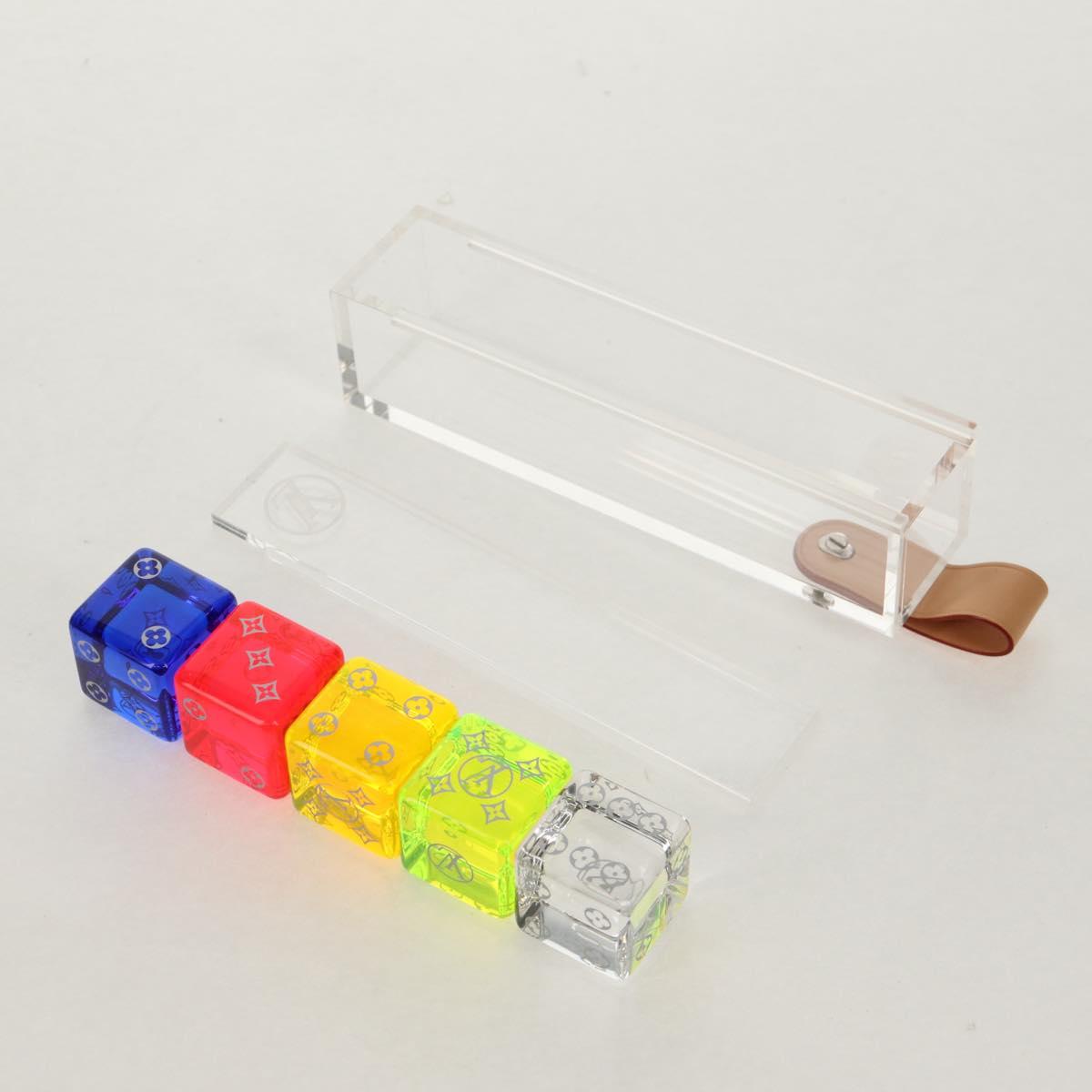 LOUIS VUITTON Etui Desteve plastic Clear GI0411 LV Auth 157969SM