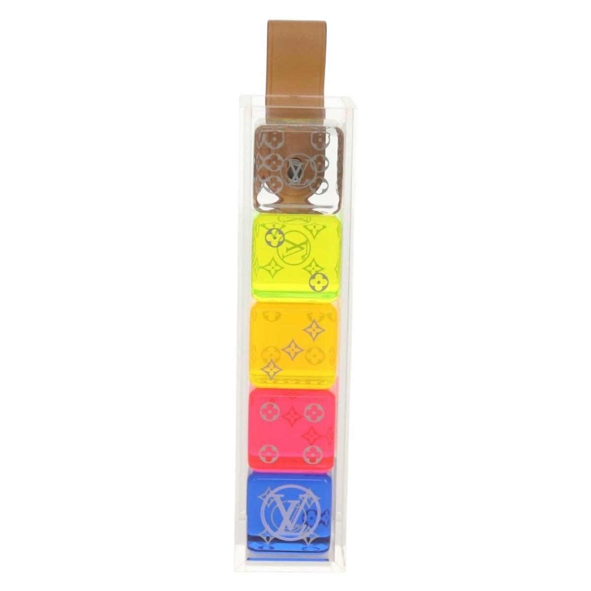 LOUIS VUITTON Etui Desteve plastic Clear GI0411 LV Auth 157969SM