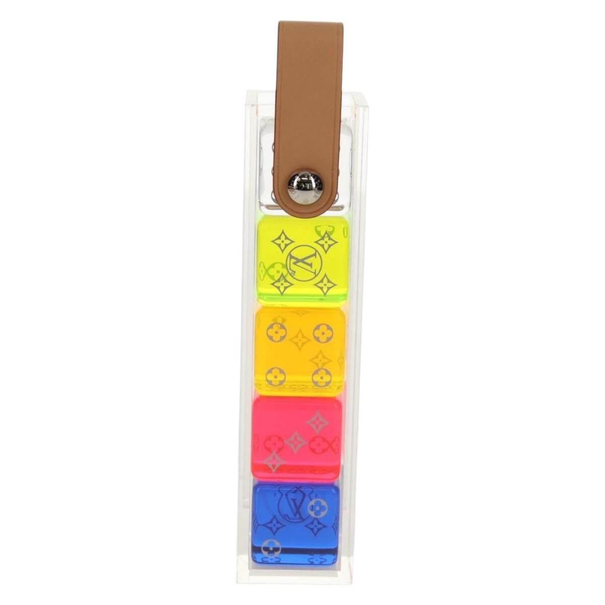 LOUIS VUITTON Etui Desteve plastic Clear GI0411 LV Auth 157969SM