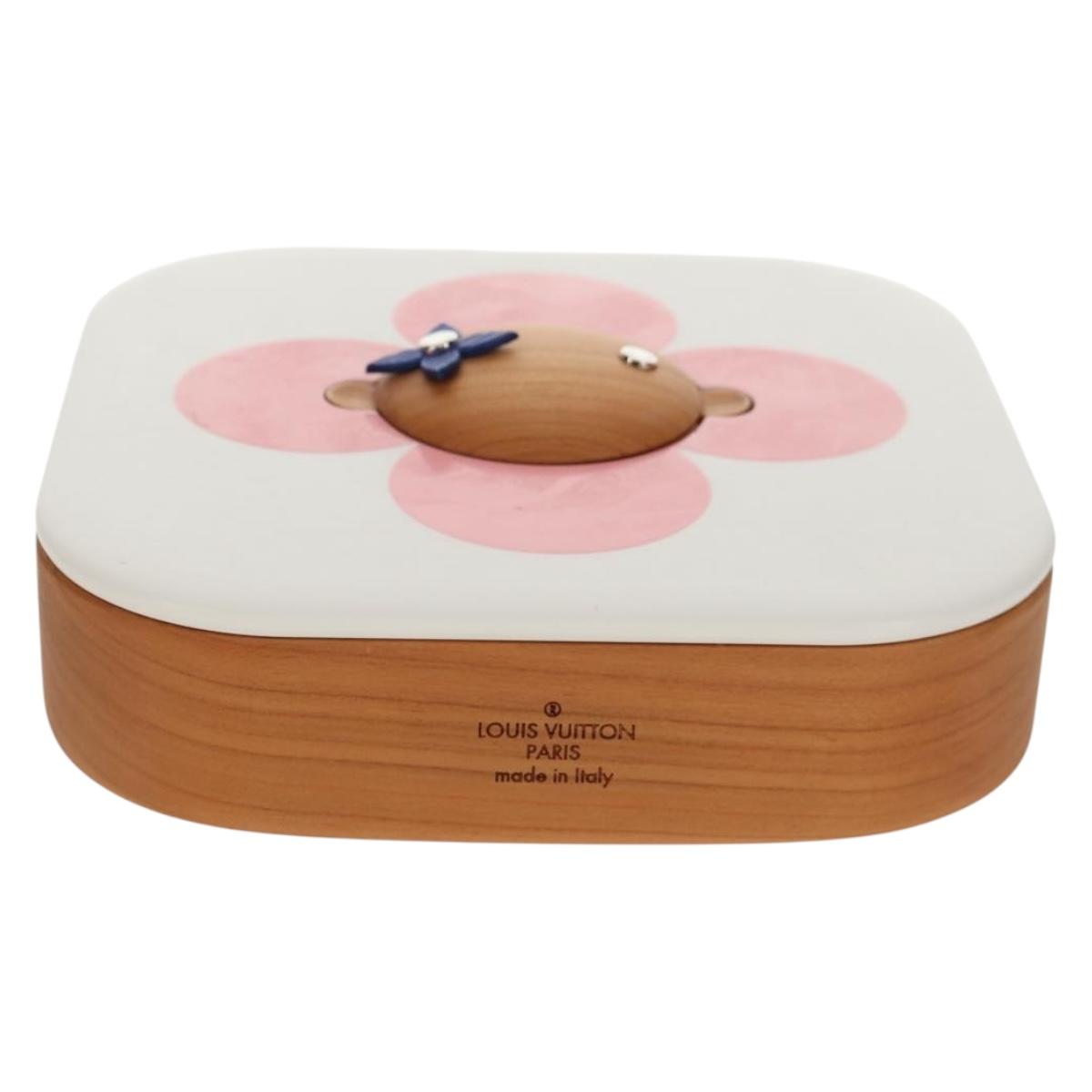 LOUIS VUITTON Boite Vivienne Paper weight plastic White M80992 LV Auth 157974SAM