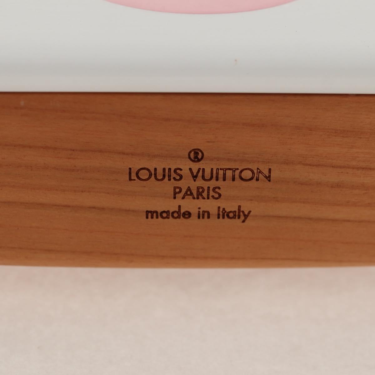 LOUIS VUITTON Boite Vivienne Paper weight plastic White M80992 LV Auth 157974SAM