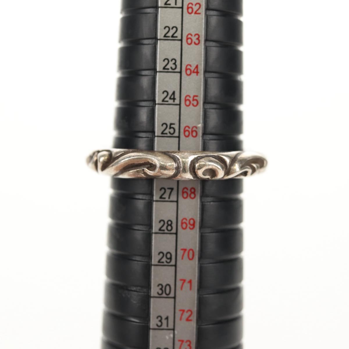 Chrome Hearts Scroll Banding Ring Ag925 Silver Auth 157976SAM
