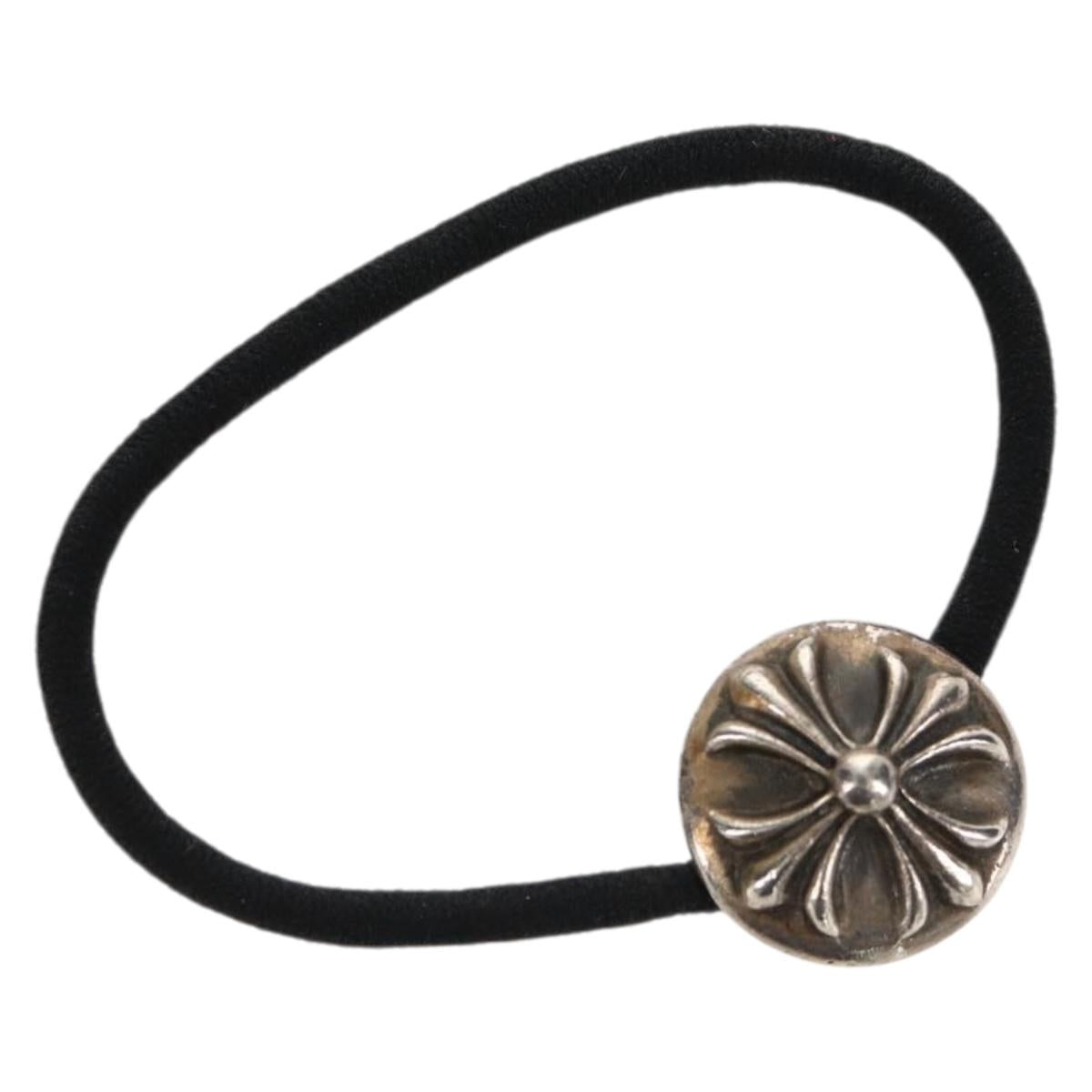 Chrome Hearts Crossball Hair Band Ag925 Silver Auth 157992SAM