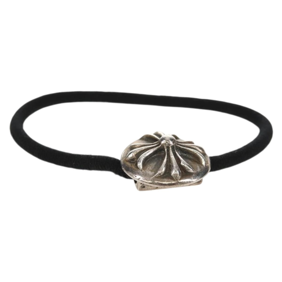 Chrome Hearts Crossball Hair Band Ag925 Silver Auth 157992SAM