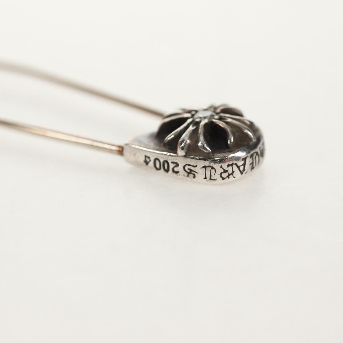Chrome Hearts Large Safety Pin 1PD Ag925 Silver Auth 157995SAM
