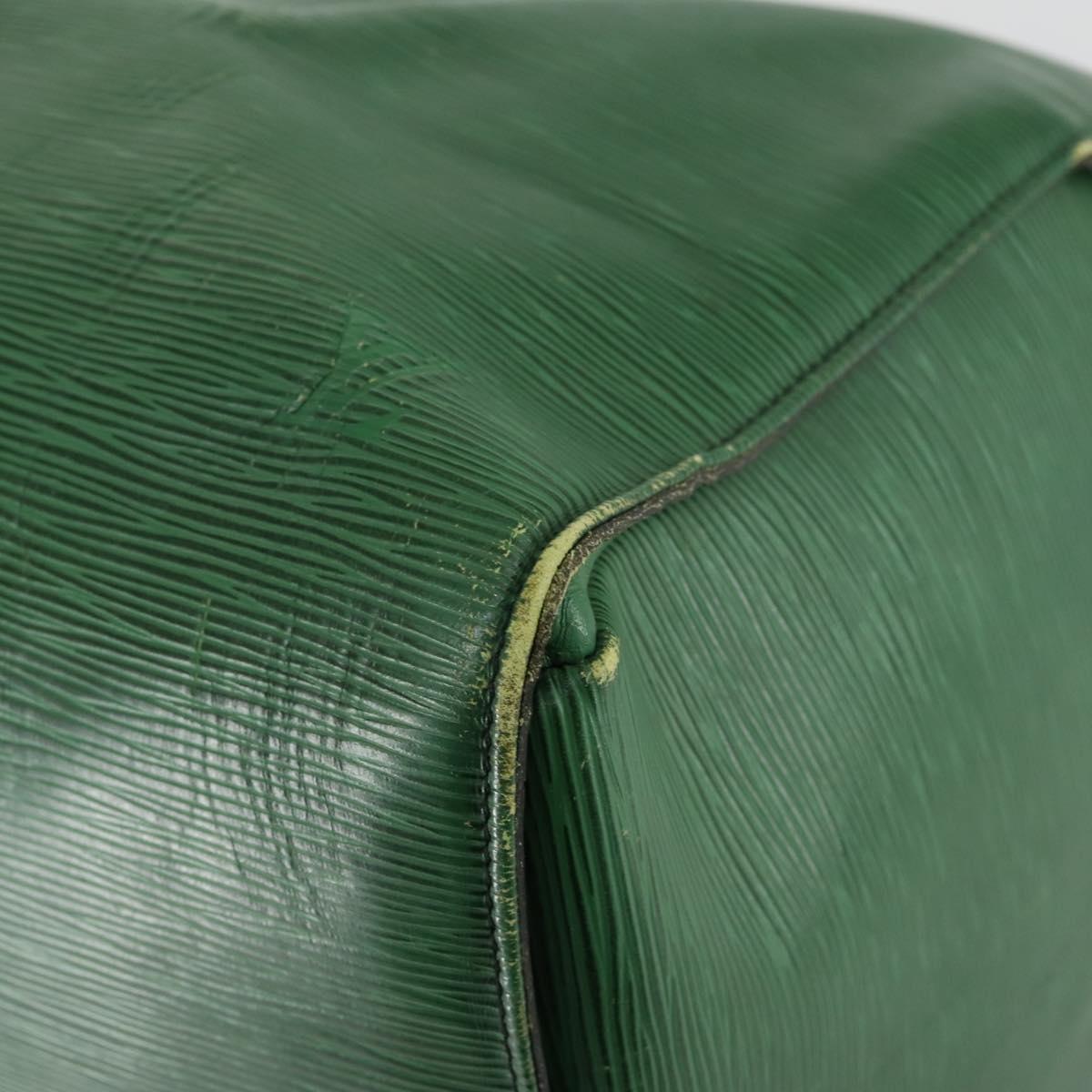LOUIS VUITTON Epi Keepall 55 Boston Bag Green M42954 LV Auth 158013