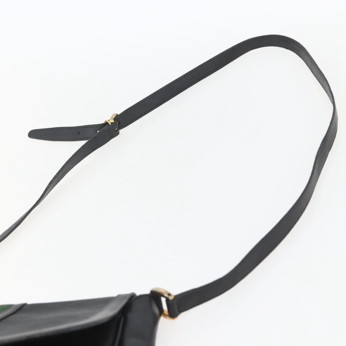 GUCCI Micro GG Supreme Web Sherry Line Bag PVC Black 001 116 0914 Auth 158025