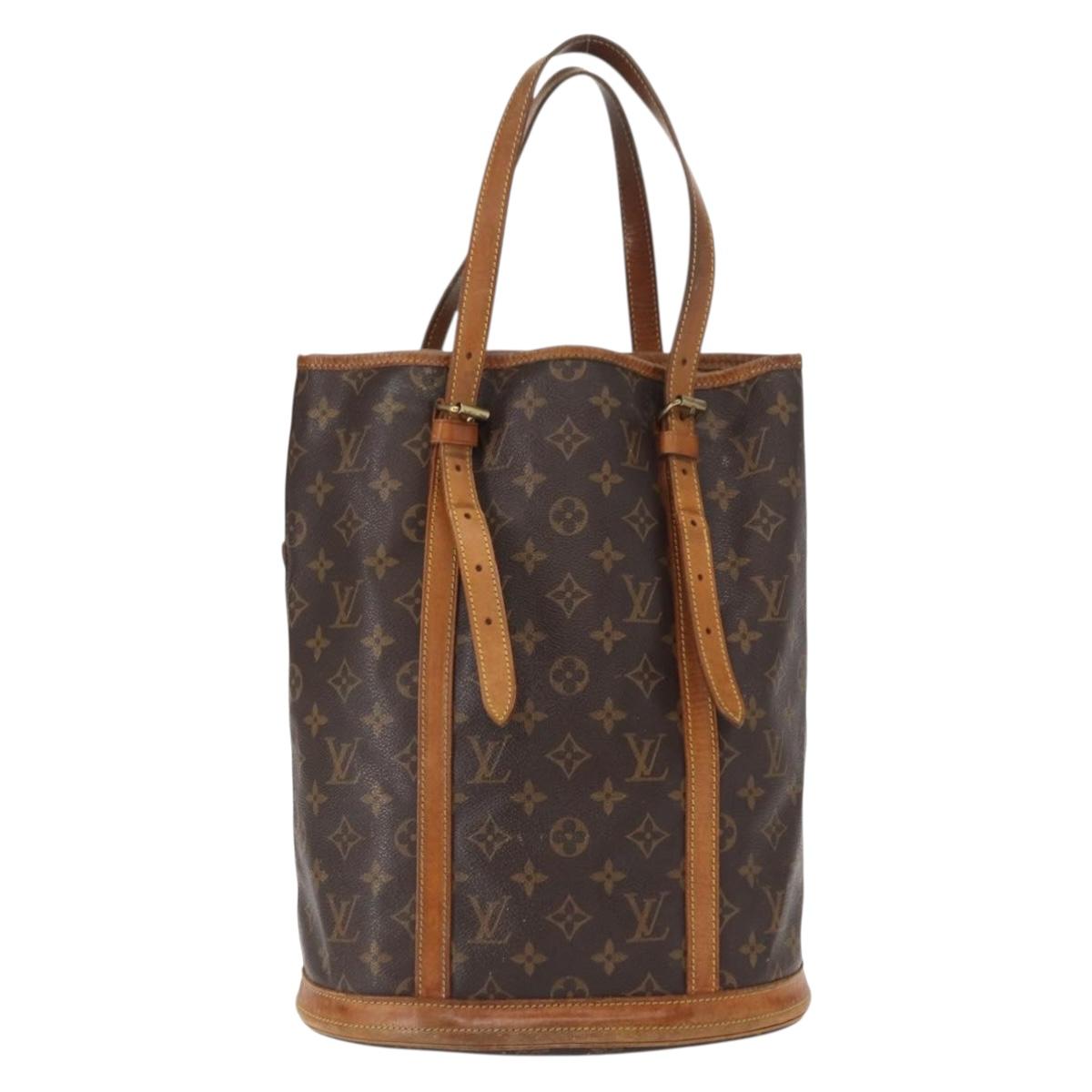 LOUIS VUITTON Monogram Bucket GM Shoulder Bag M42236 LV Auth 158033