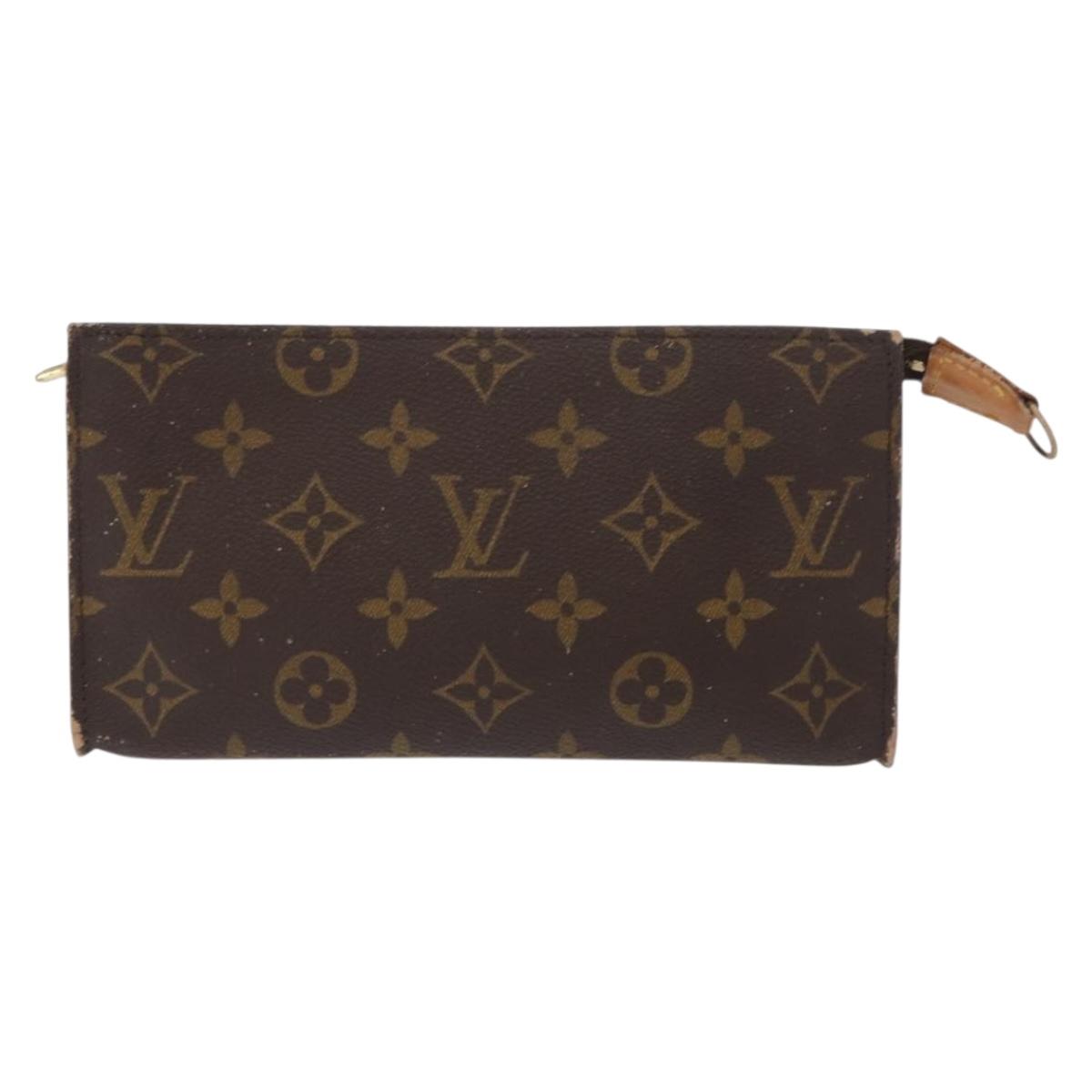 LOUIS VUITTON Monogram Bucket GM Accessory Pouch LV Auth 158034