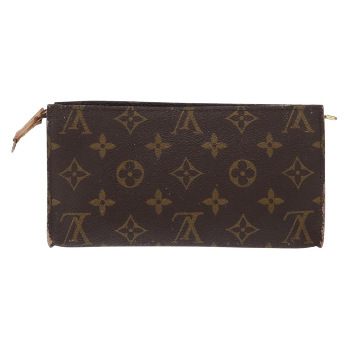 LOUIS VUITTON Monogram Bucket GM Accessory Pouch LV Auth 158034