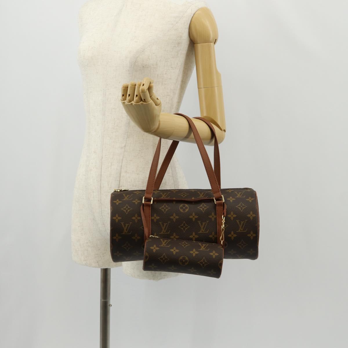 LOUIS VUITTON Monogram Papillon 30 Hand Bag M51385 LV Auth 158049V