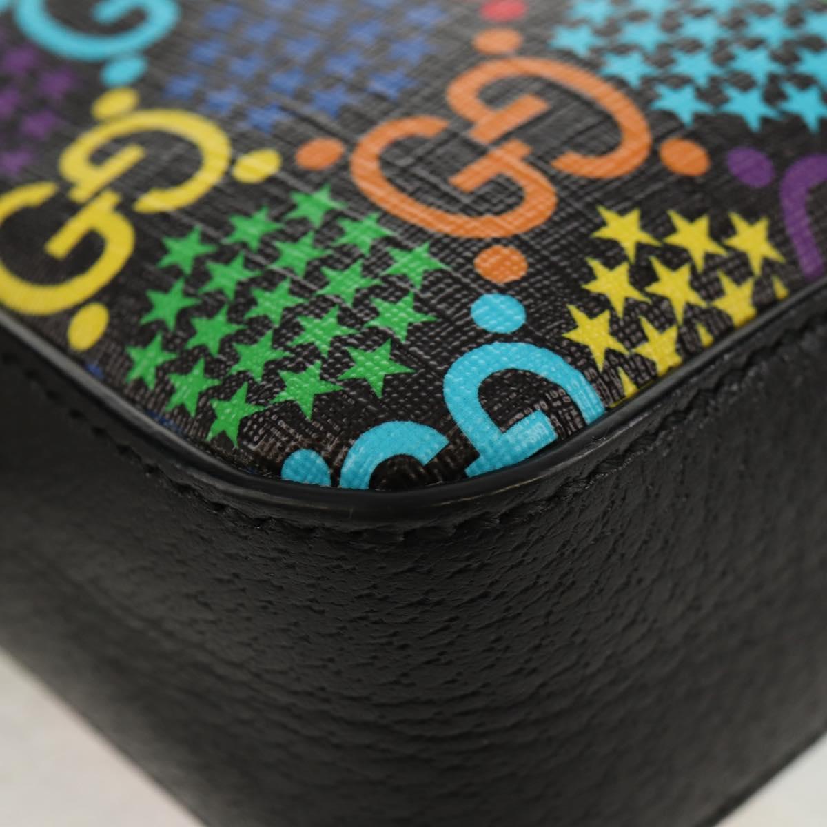 GUCCI GG Psychedelic Shoulder Bag Multicolor Silver 598103 Auth 158061M
