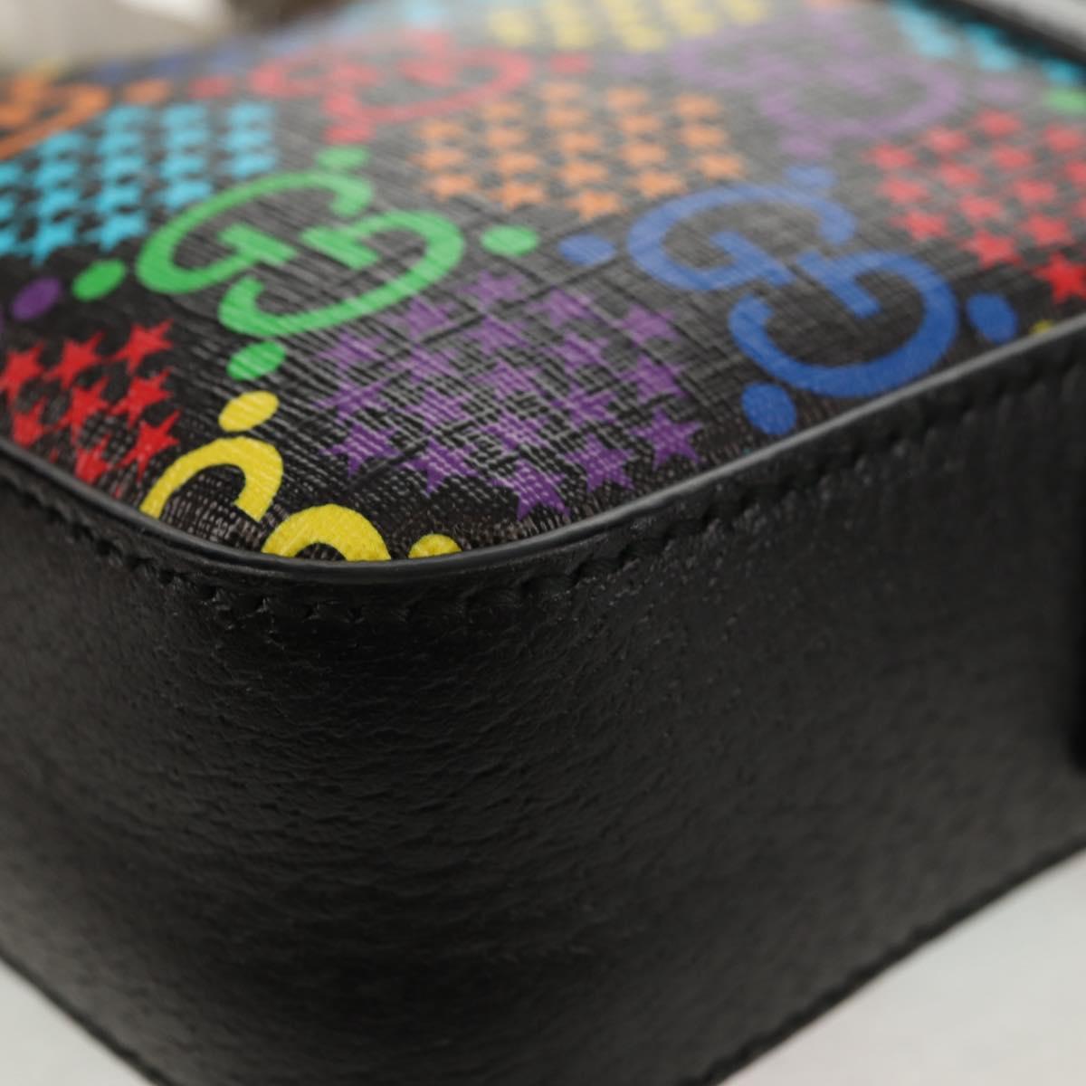 GUCCI GG Psychedelic Shoulder Bag Multicolor Silver 598103 Auth 158061M
