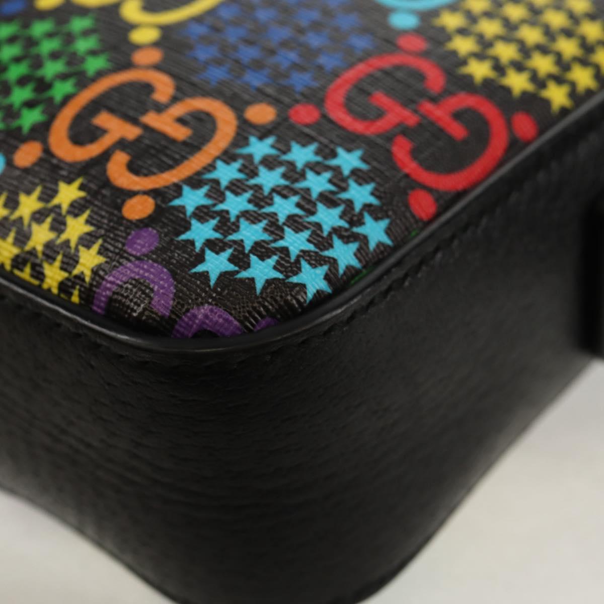 GUCCI GG Psychedelic Shoulder Bag Multicolor Silver 598103 Auth 158061M