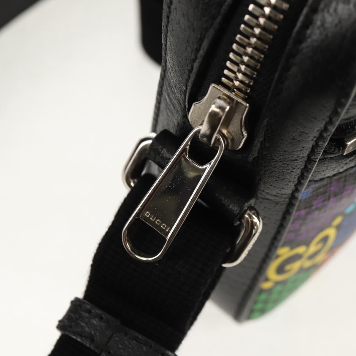 GUCCI GG Psychedelic Shoulder Bag Multicolor Silver 598103 Auth 158061M