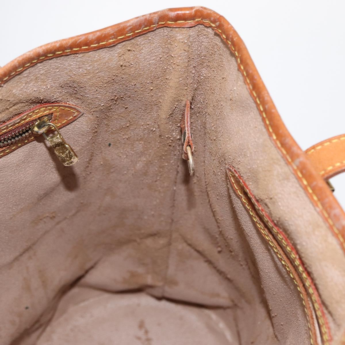 LOUIS VUITTON Monogram Bucket GM Shoulder Bag M42236 LV Auth 158063