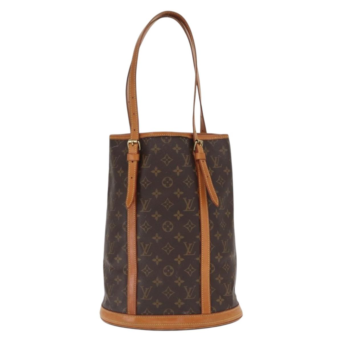 LOUIS VUITTON Monogram Bucket GM Shoulder Bag M42236 LV Auth 158063