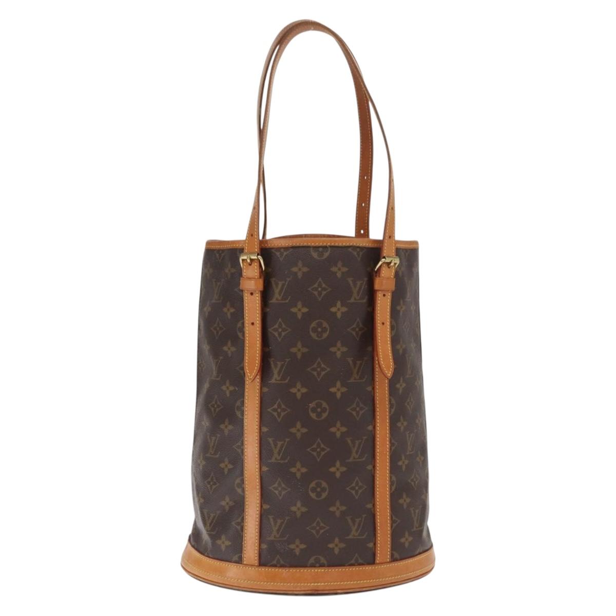 LOUIS VUITTON Monogram Bucket GM Shoulder Bag M42236 LV Auth 158063
