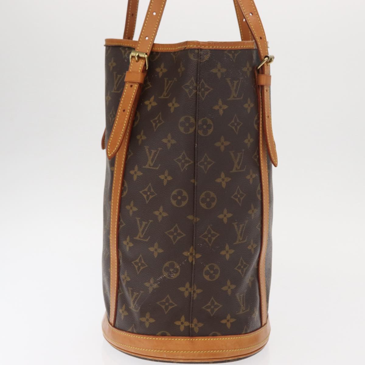 LOUIS VUITTON Monogram Bucket GM Shoulder Bag M42236 LV Auth 158063