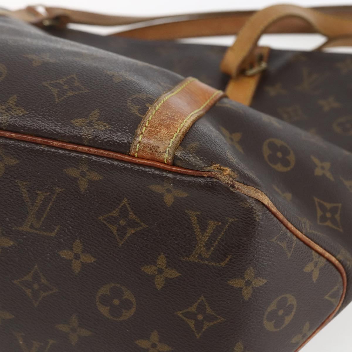 LOUIS VUITTON Monogram Sac Shopping Tote Bag M51108 LV Auth 158078