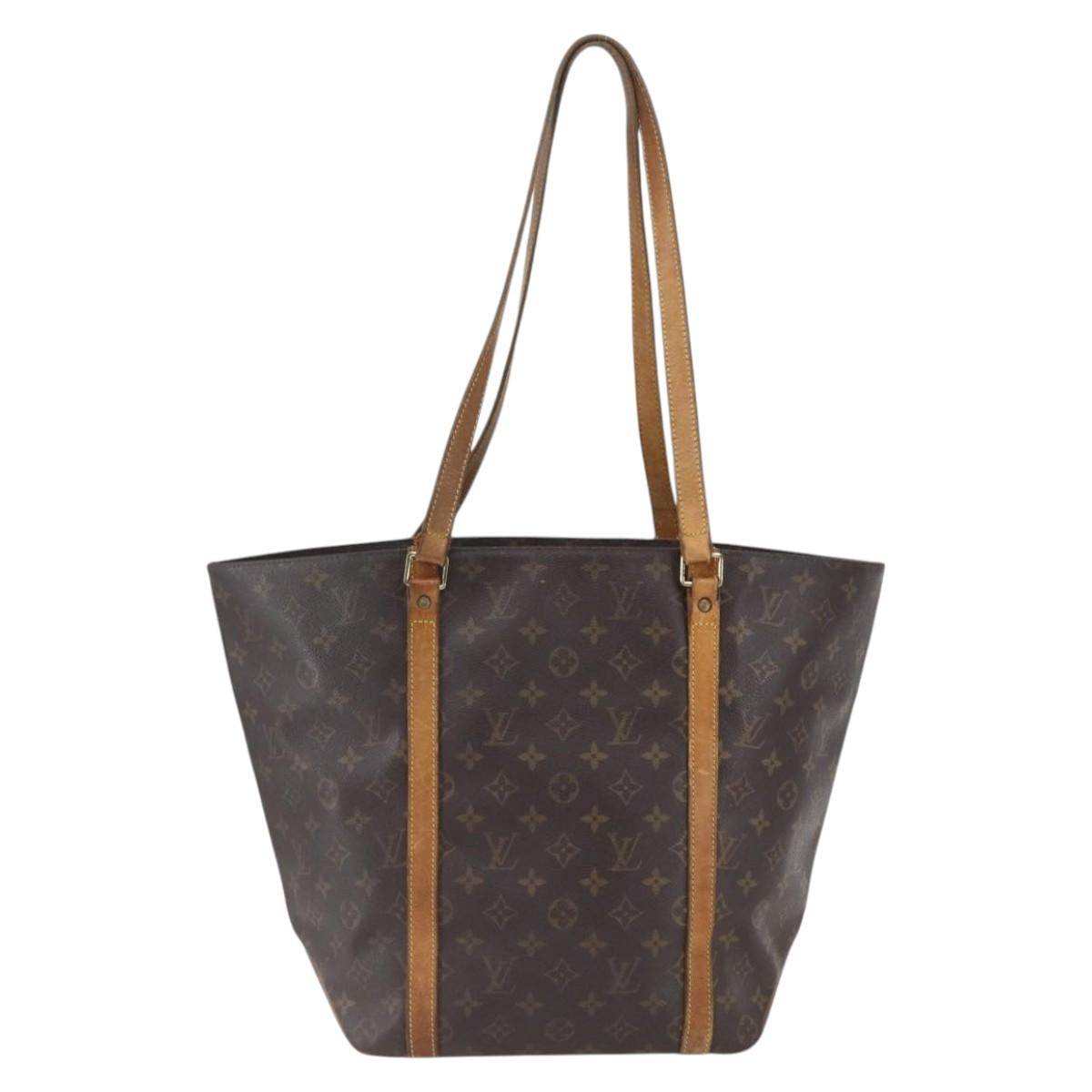 LOUIS VUITTON Monogram Sac Shopping Tote Bag M51108 LV Auth 158078