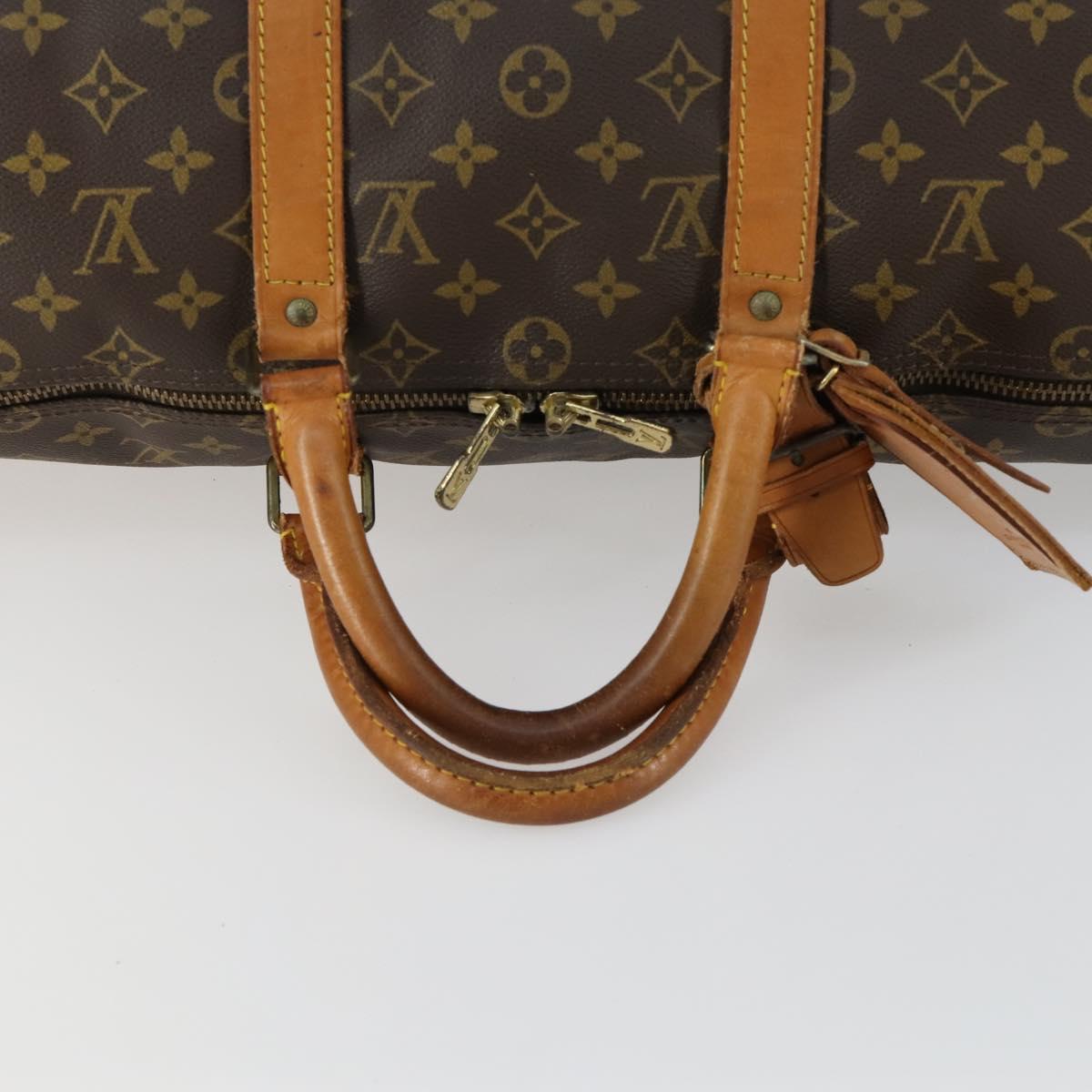LOUIS VUITTON Monogram Keepall 50 Boston Bag M41426 LV Auth 158082