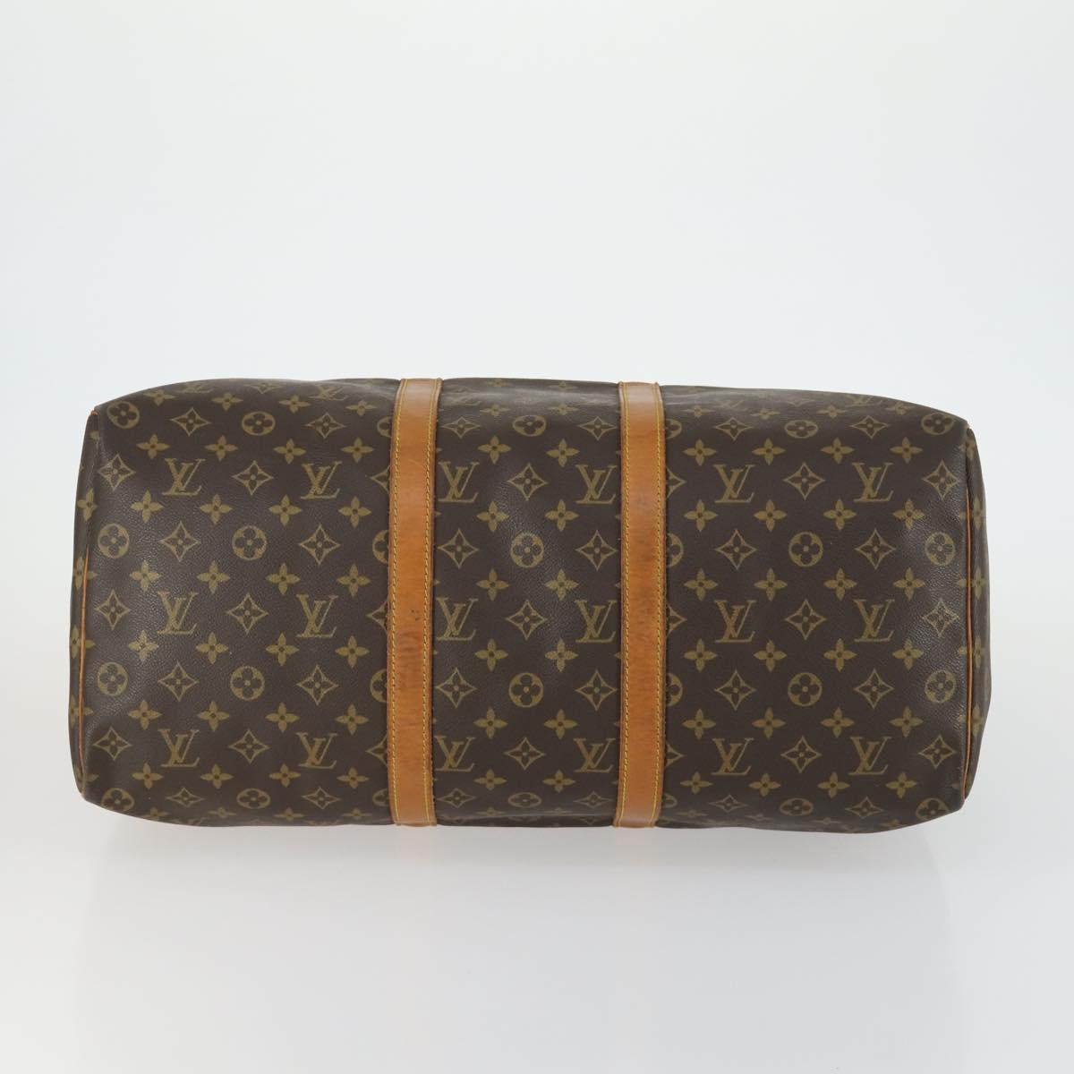 LOUIS VUITTON Monogram Keepall 50 Boston Bag M41426 LV Auth 158082