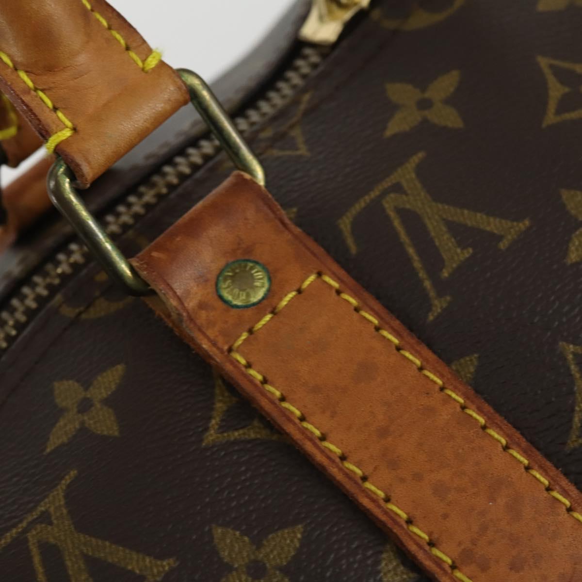 LOUIS VUITTON Monogram Keepall Bandouliere 50 Boston Bag M41416 LV Auth 158083