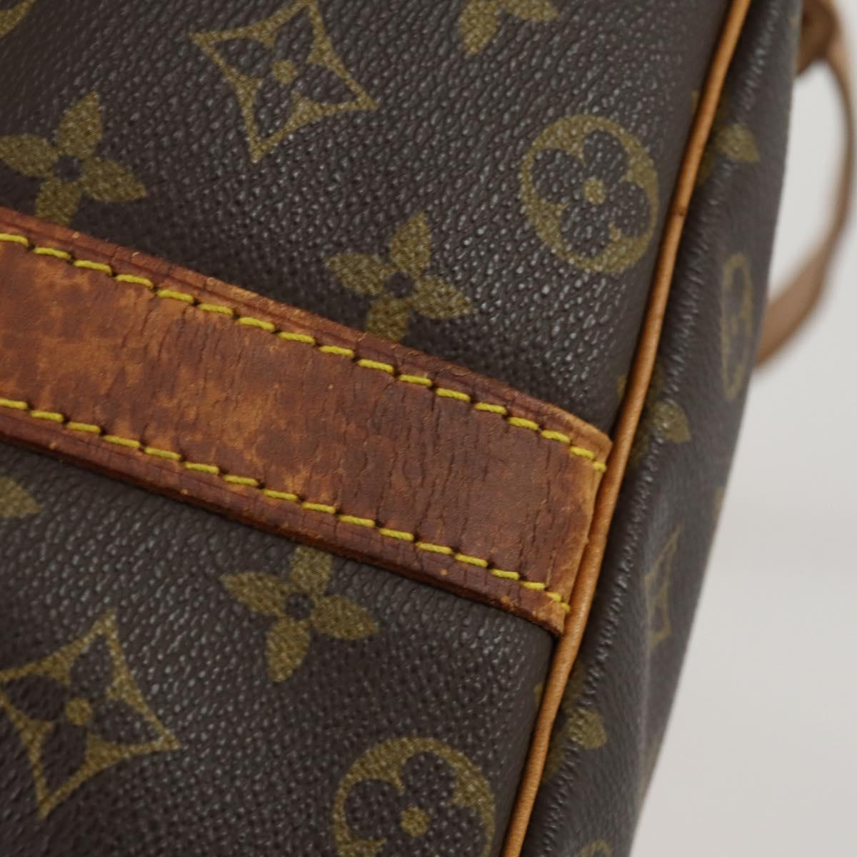 LOUIS VUITTON Monogram Keepall Bandouliere 50 Boston Bag M41416 LV Auth 158083