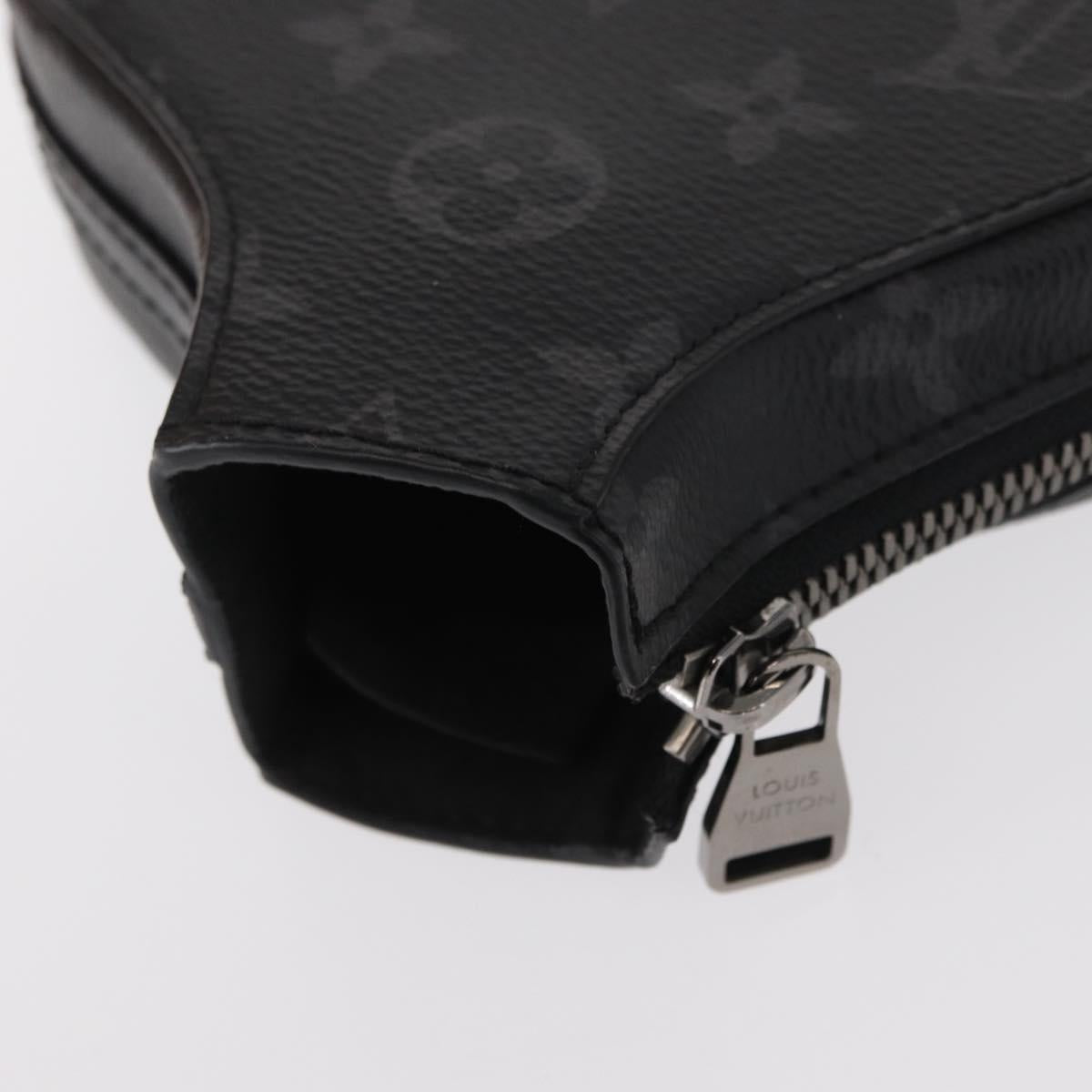 LOUIS VUITTON Monogram Eclipse Set Ping Pong James Club Case LV Auth 158098SM